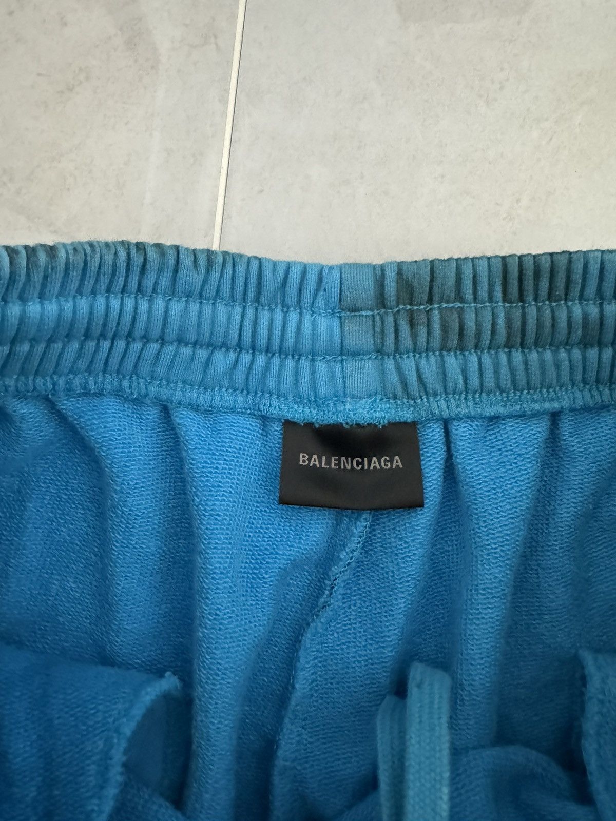 Balenciaga Balenciaga SS23 Blue Skater Graffiti Sweatpants Sz.L Size US 36 / EU 52 - 3 Thumbnail