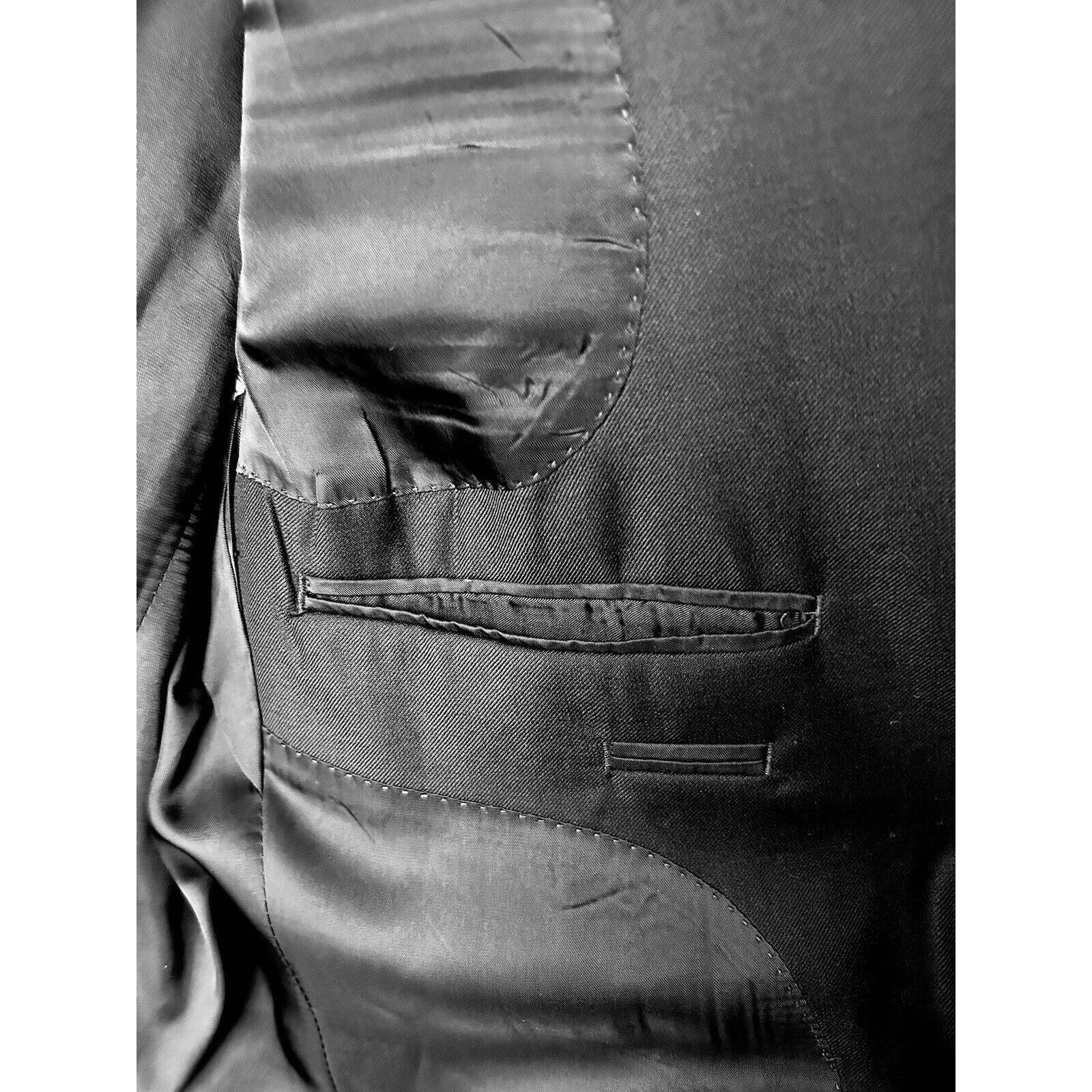 Jos. A. Bank Men's Jos. A. Bank Black 2-Button Suit Jacket Sz 42s Size 42S - 6 Thumbnail