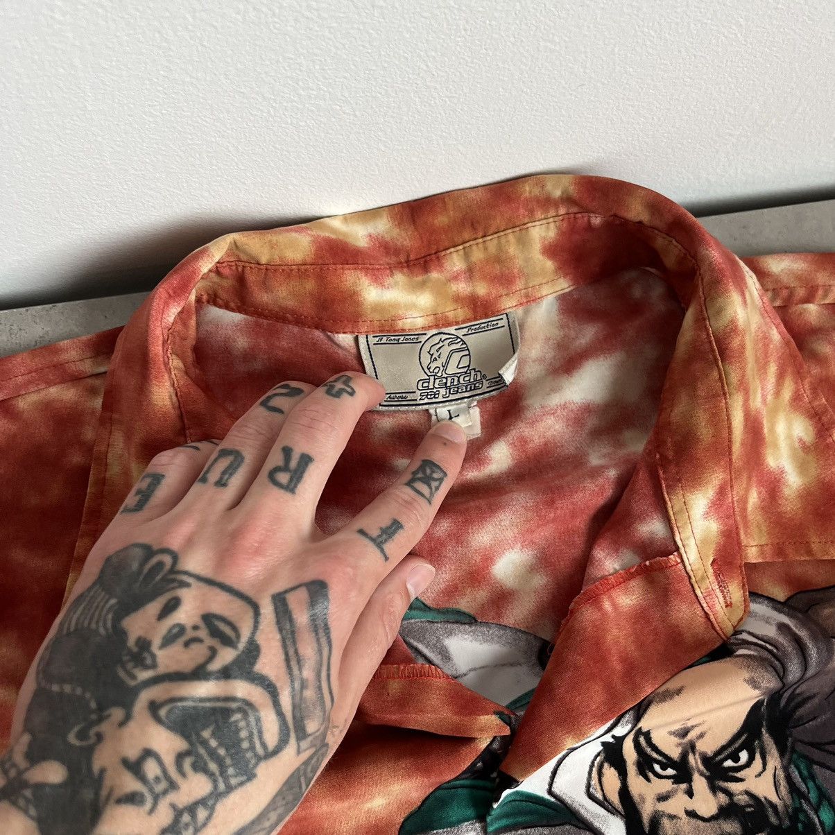 Japanese Brand × Vintage Vintage Clench Japanese Samurai Shirt Size US L / EU 52-54 / 3 - 3 Thumbnail