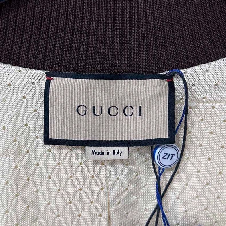Gucci Gucci Classic logo logo zipper school uniform jacket Size US S / EU 44-46 / 1 - 7 Thumbnail