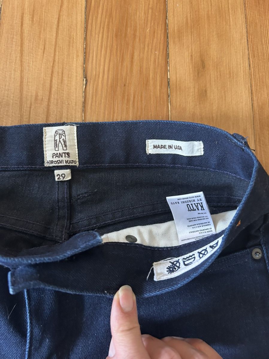 Hiroshi Kato The Pen in 10oz indigo selvedge Size US 29 - 3 Thumbnail