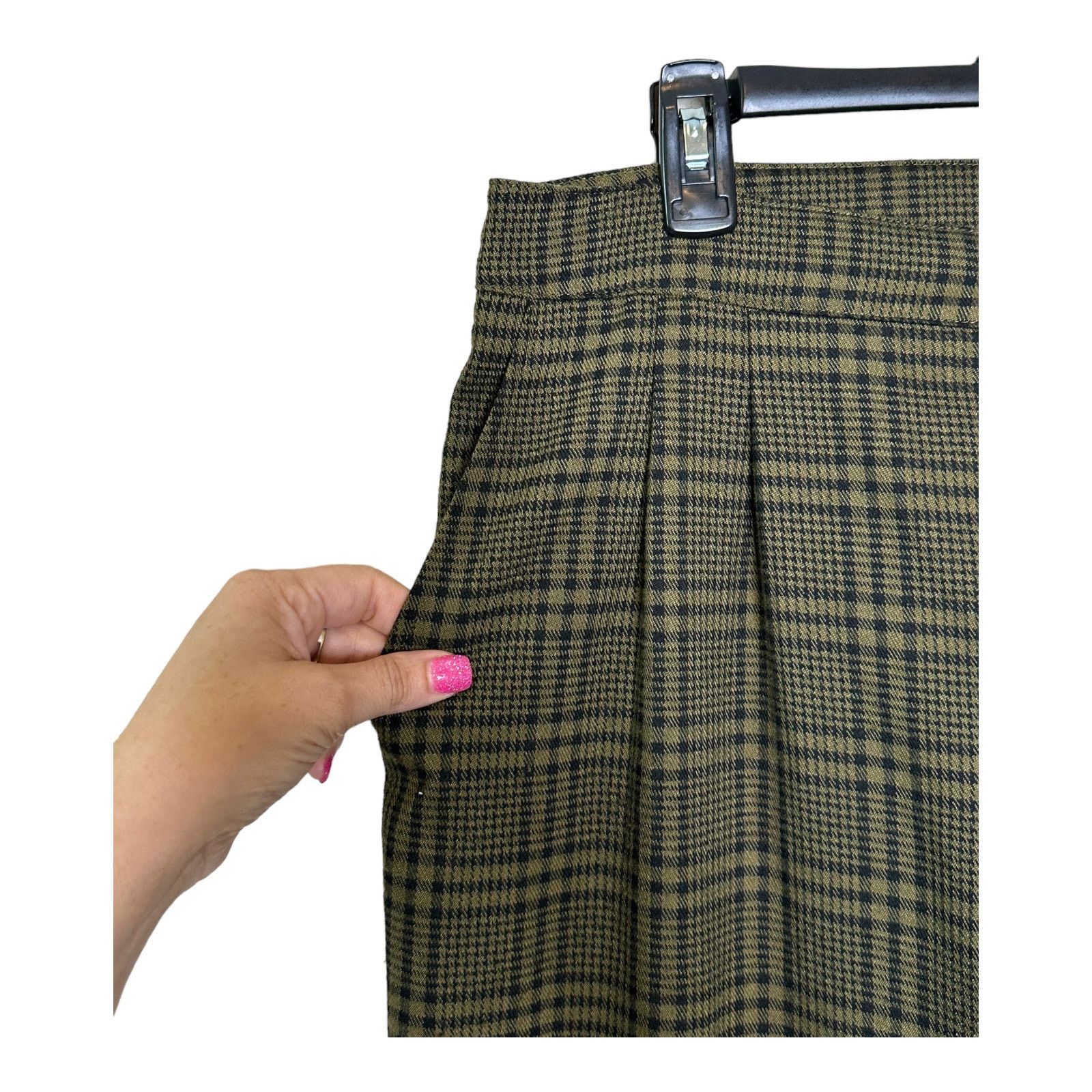 Forever 21 Forever 21 green pleated high waisted pants size Large Size 31" - 5 Thumbnail