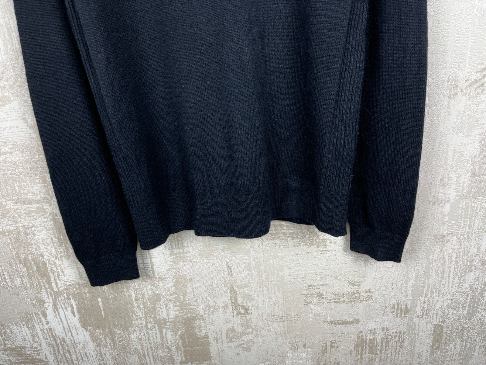 Reiss Reiss Crew Neck Shoulder Zip Sweater Nylon Wool Size US L / EU 52-54 / 3 - 7 Thumbnail