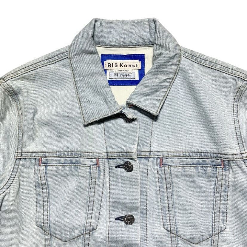 Acne Studios ACNE STUDIOS BLA KONST CLIFF LT BLUE DENIM JACKET Size S / US 4 / IT 40 - 4 Thumbnail