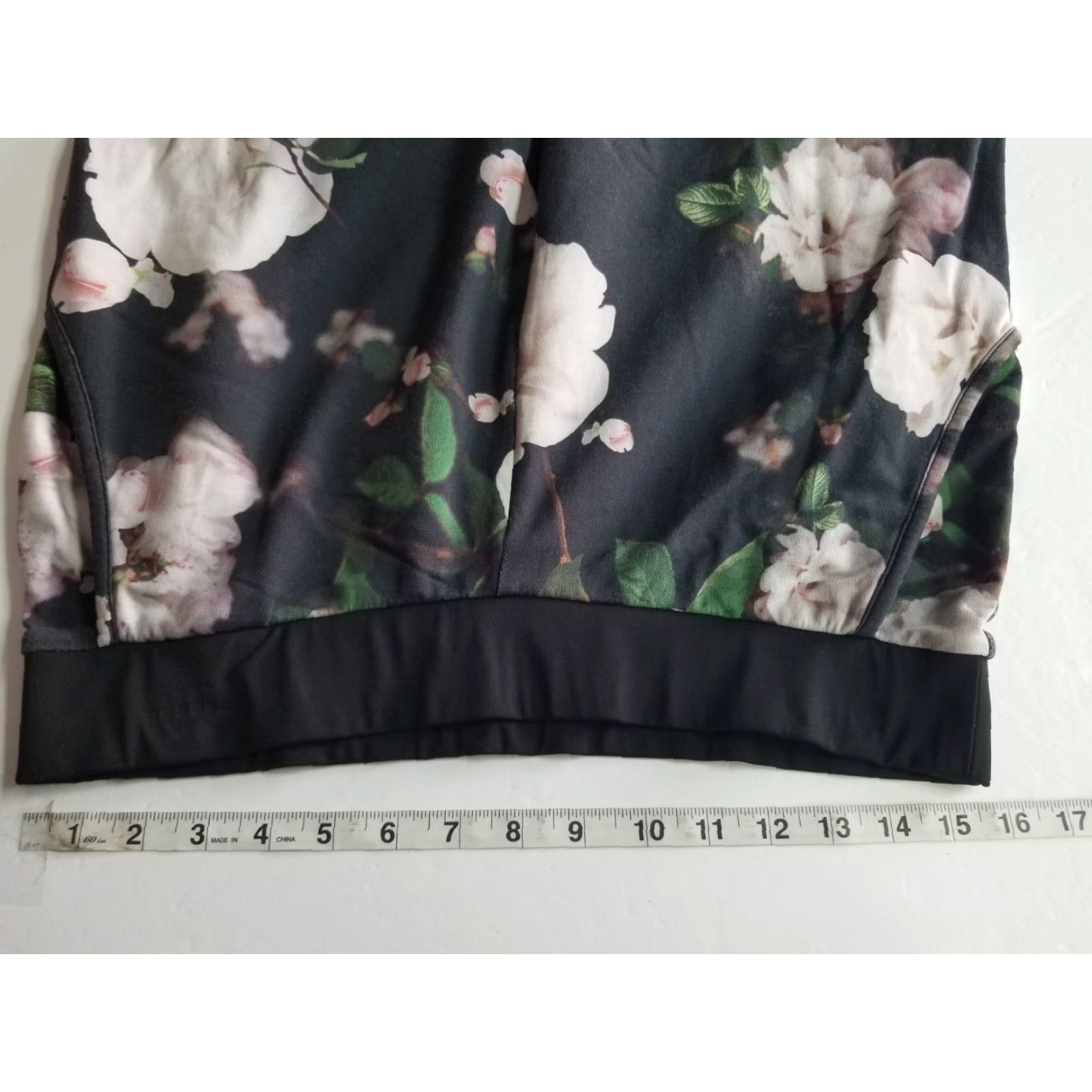 Victoria's Secret Victoria Sport Jogger Pants Women Large Multicolor Pockets Floral Waist Band Tapered Inseam 26 in Regular Size 36" / US 14 / IT 50 - 3 Thumbnail