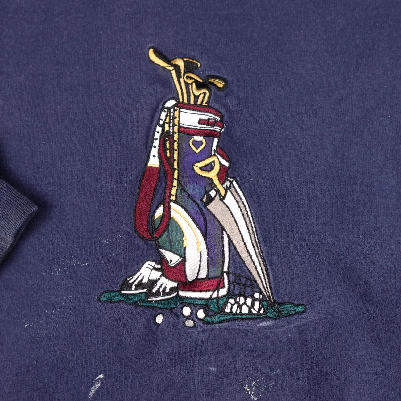 Jantzen VINTAGE Jantzen Sweatshirt Mens L Blue Embroidered Crewneck 90s Retro Golf Shirt Size US L / EU 52-54 / 3 - 5 Thumbnail