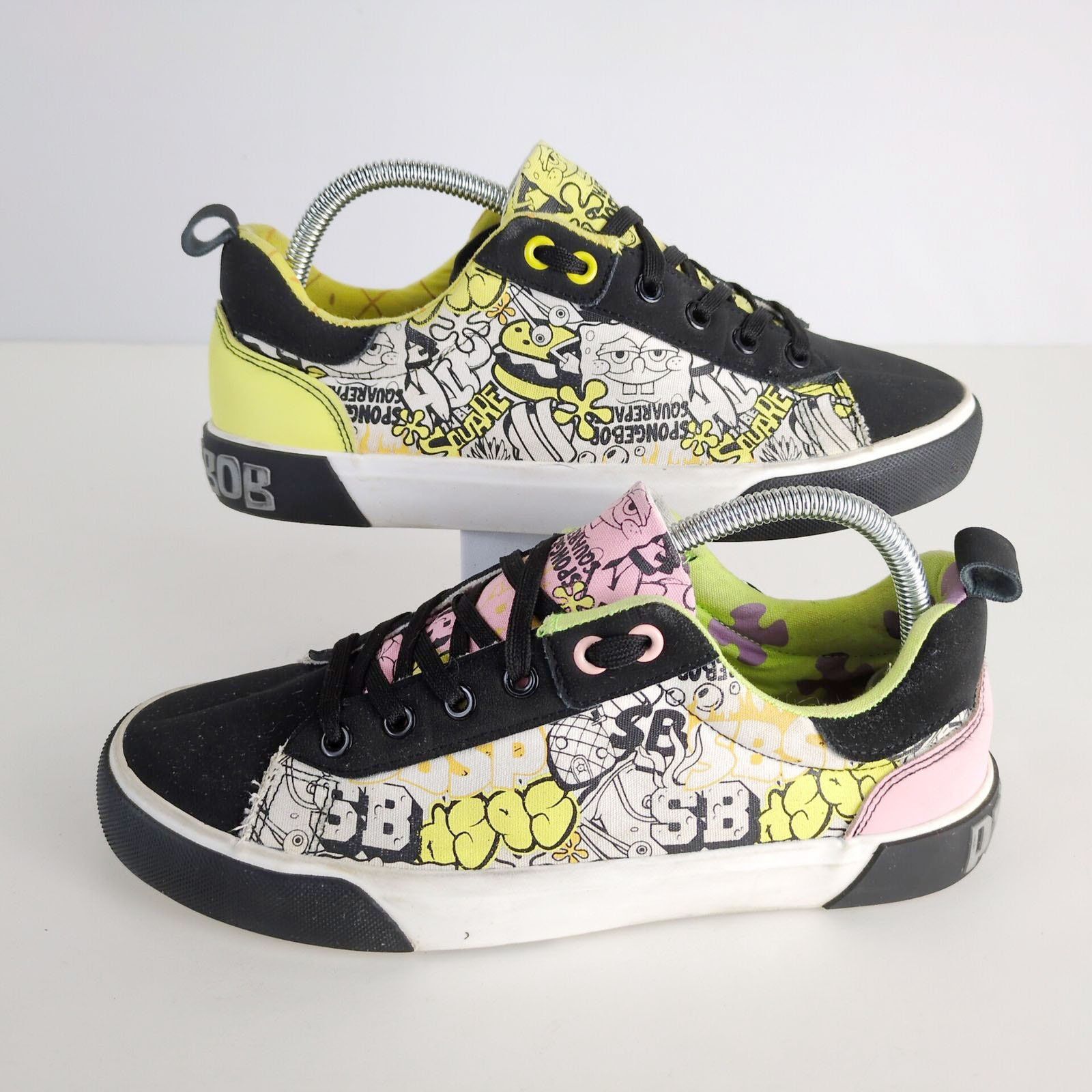 Nickelodeon GroundUp Spongebob Squarepants Men's 8.5 Canvas Sneakers Size US 8.5 / EU 41-42 - 2 Thumbnail