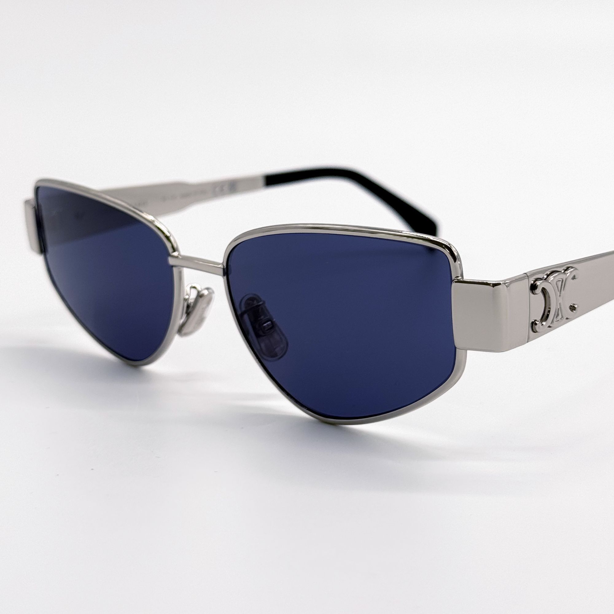 Celine NEW CL40293U 16V CELINE SUNGLASSES SILVER BLUE WOMEN EYEWEAR Size ONE SIZE - 5 Thumbnail