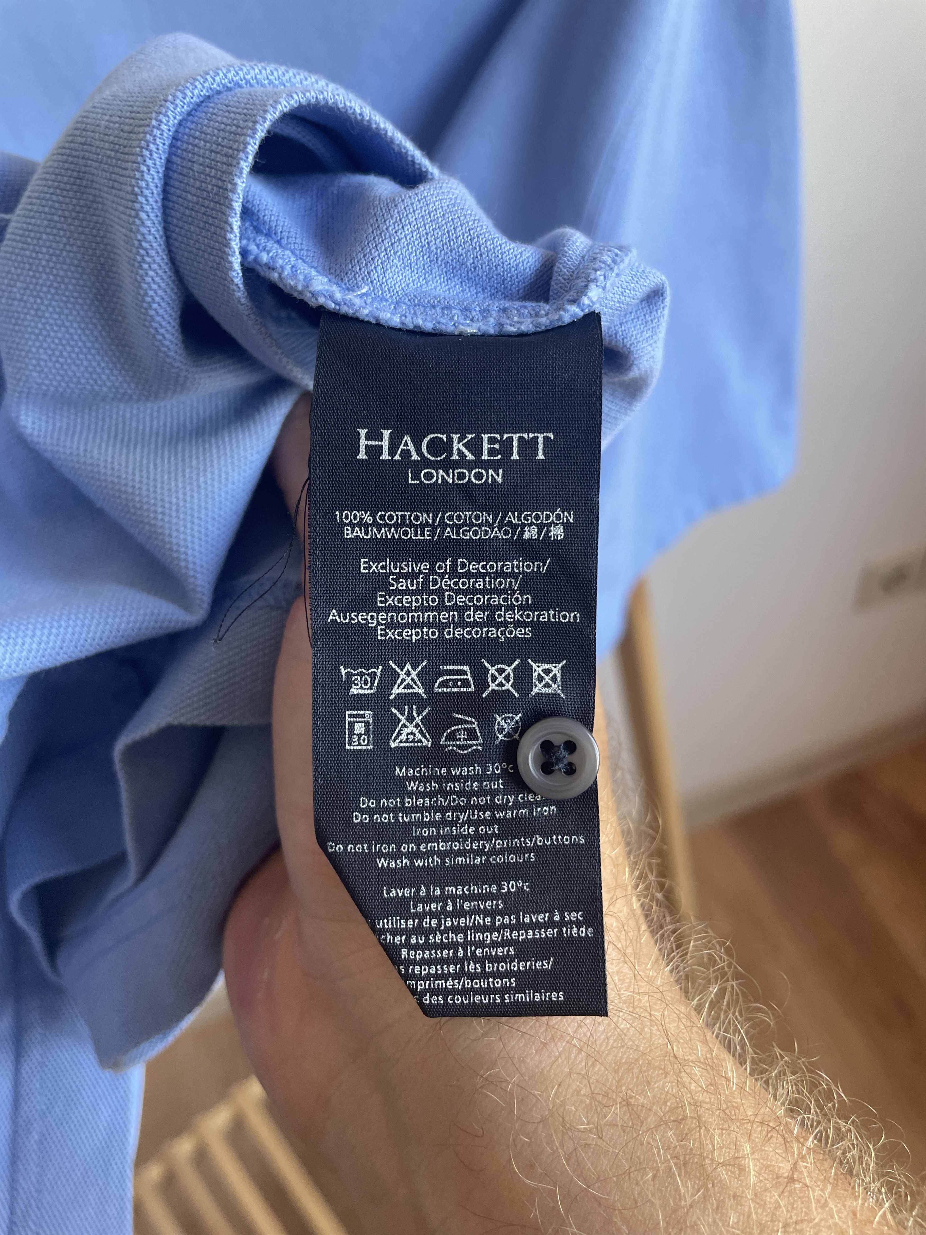 Hackett Hackett Garment Dyed Polo T-Shirt Size XL Size US XL / EU 56 / 4 - 7 Thumbnail