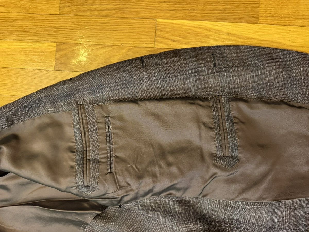 Ermenegildo Zegna Ermenegildo Zegna Milano Easy Wool Silk Linen Blazer (54R) Size 54R - 6 Thumbnail