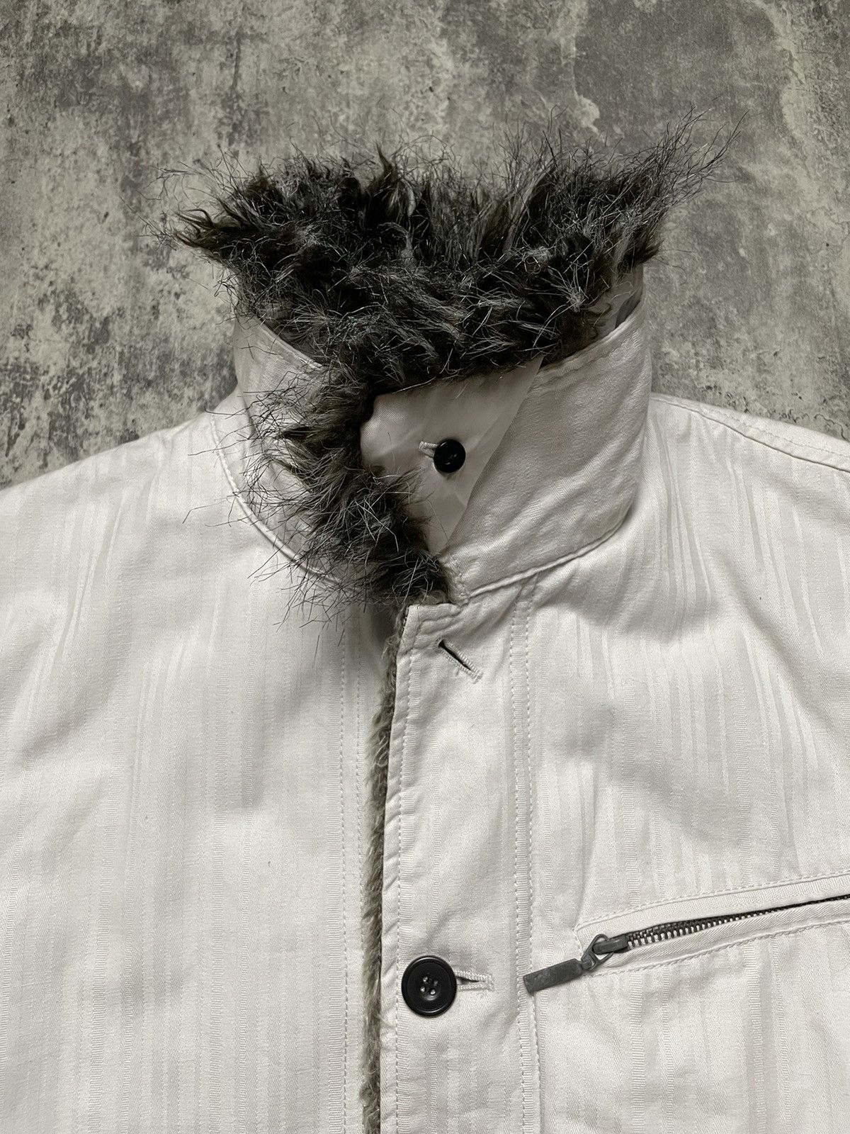 Japanese Brand JAPANESE LOUIS CHAVLON FUR JACKET BONDAGE SLEEVE VKEI STYLE Size US L / EU 52-54 / 3 - 6 Thumbnail