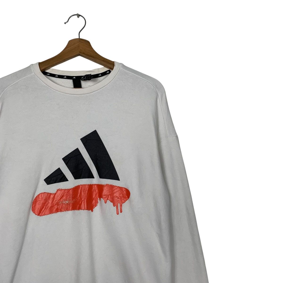Adidas Adidas Big Logo Crewneck Sweatshirt Size US L / EU 52-54 / 3 - 5 Thumbnail