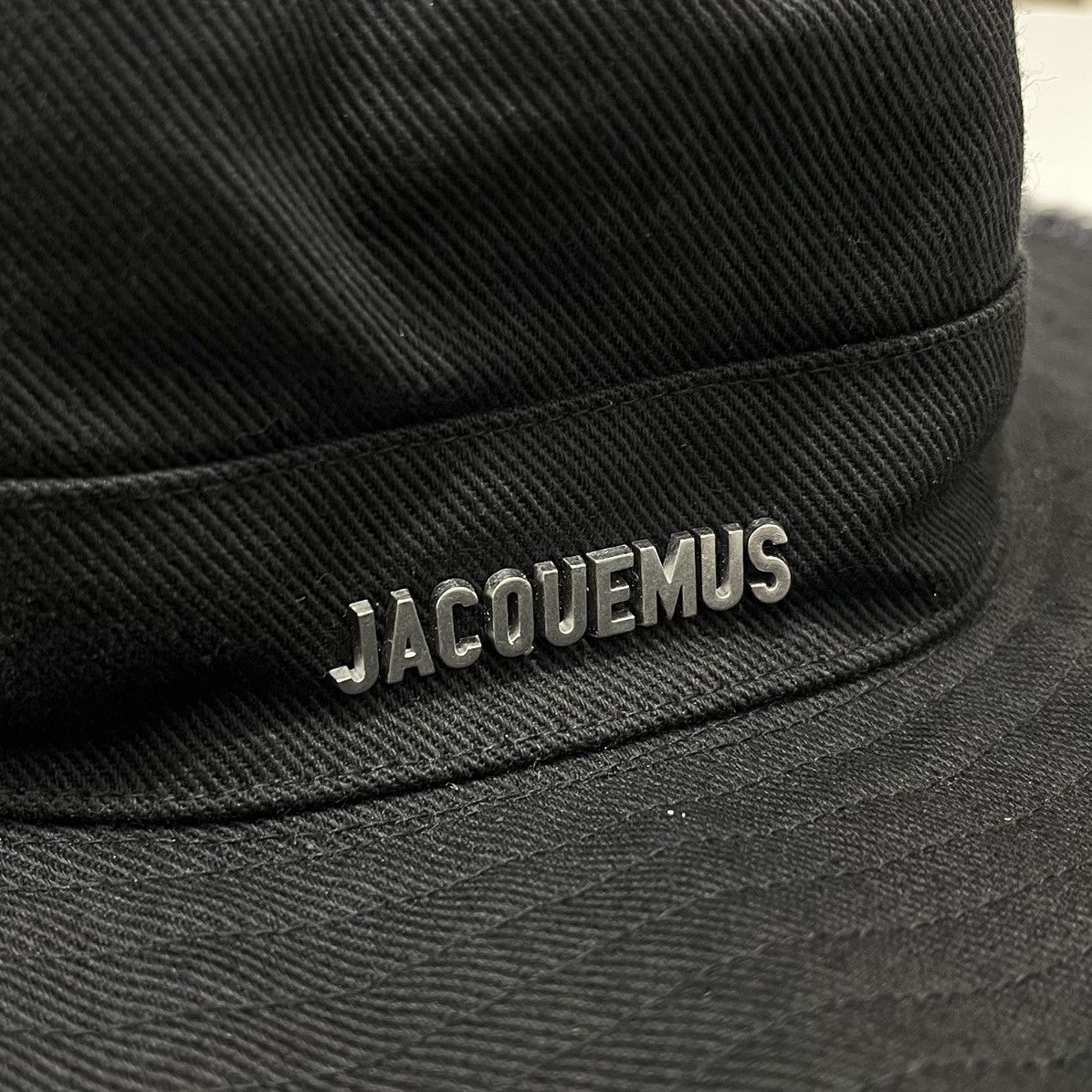 Jacquemus Jacquemus Denim Bucket Hat Black Size ONE SIZE - 6 Thumbnail