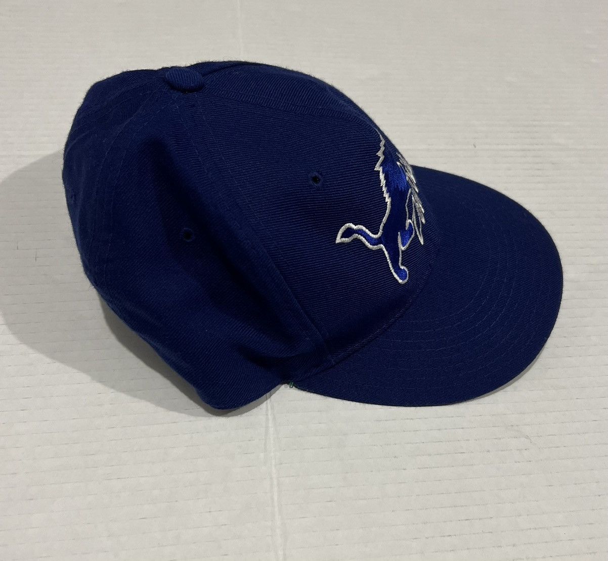 New Era Vintage 90s Detroit Lions New Era Hat Fitted 7 1/2 Wool Size ONE SIZE - 2 Thumbnail