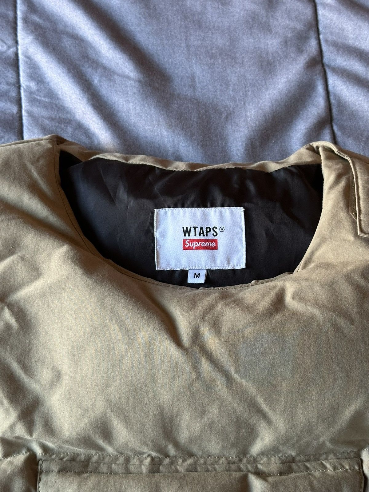Supreme × Wtaps Supreme x WTaps Tactical Down Vest Beige Sz M Size US M / EU 48-50 / 2 - 3 Thumbnail