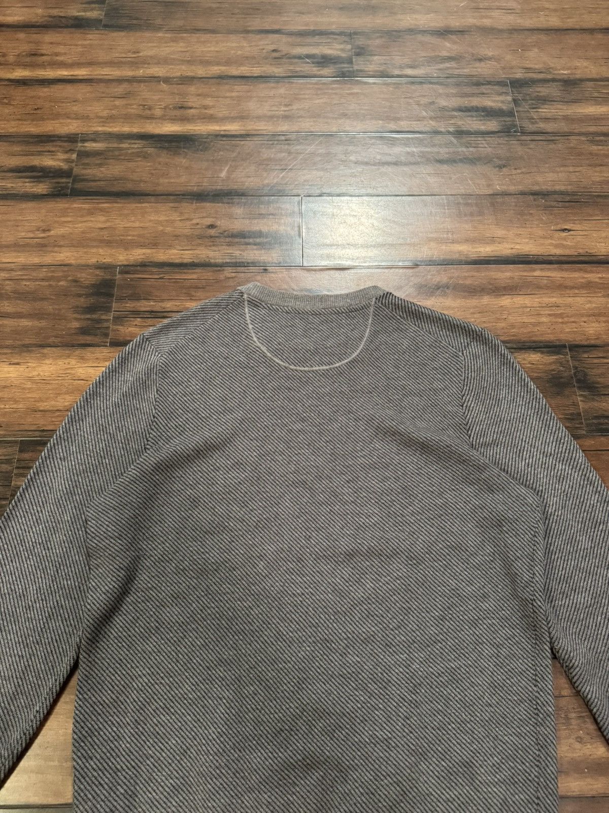 Hugo Boss Grey Hugo Boss Slim Fit Cotton Wool Sweater Size US L / EU 52-54 / 3 - 6 Thumbnail