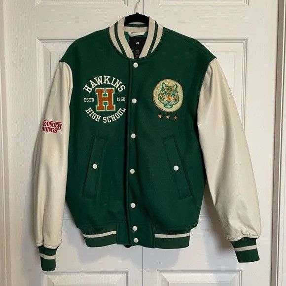 H&M HM X Strange things wool varsity jacket Size US S / EU 44-46 / 1 - 1 Thumbnail