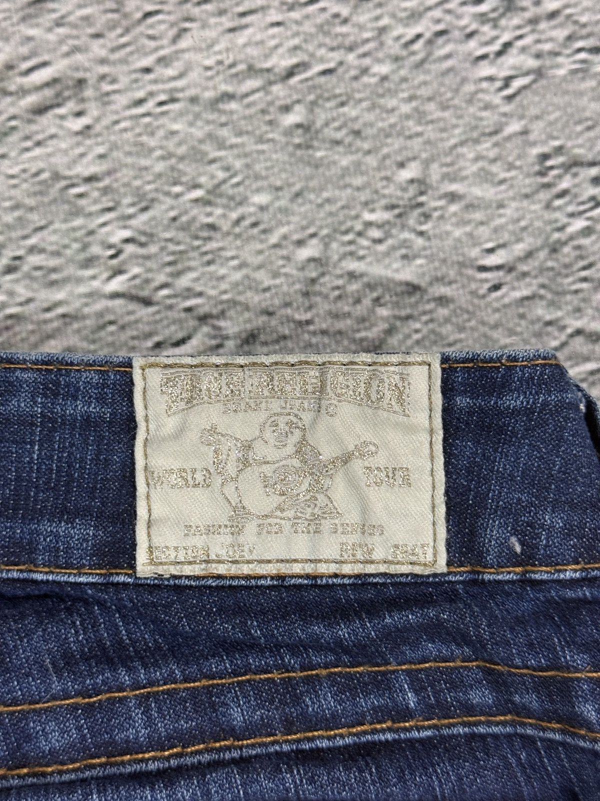 True Religion True Religion jeans flared blue Gold painted Size 26" / US 2 / IT 38 - 5 Thumbnail