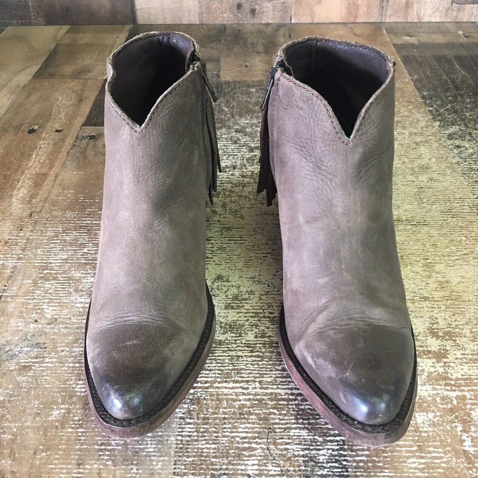 Old Gringo Old Gringo OG Side Zip Tassel Ankle Boots Booties Womens 7 B Size US 7 / IT 37 - 6 Thumbnail
