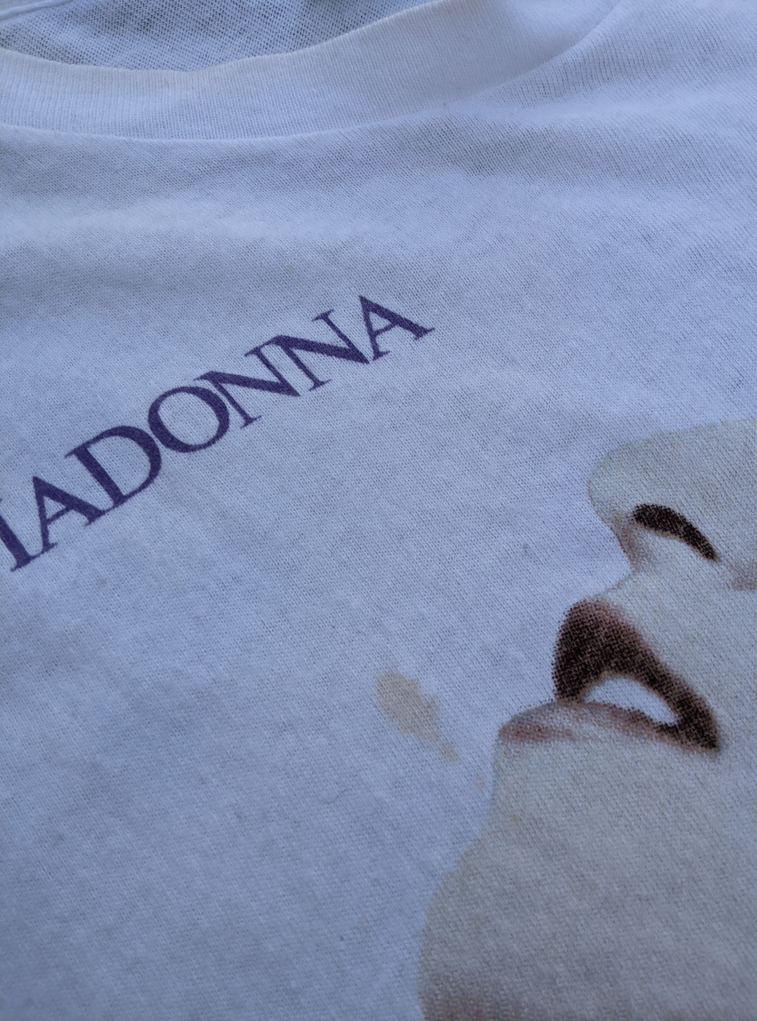 Band Tees × Vintage Vintage 1986 Madonna true blue pop t shirt Size US XXL / EU 58 / 5 - 4 Thumbnail