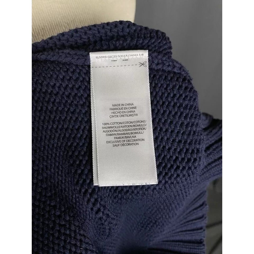 Polo Ralph Lauren Polo Ralph Lauren US Flag Heavy Knitted Men's Blue Crewneck Size US XS / EU 42 / 0 - 11 Thumbnail