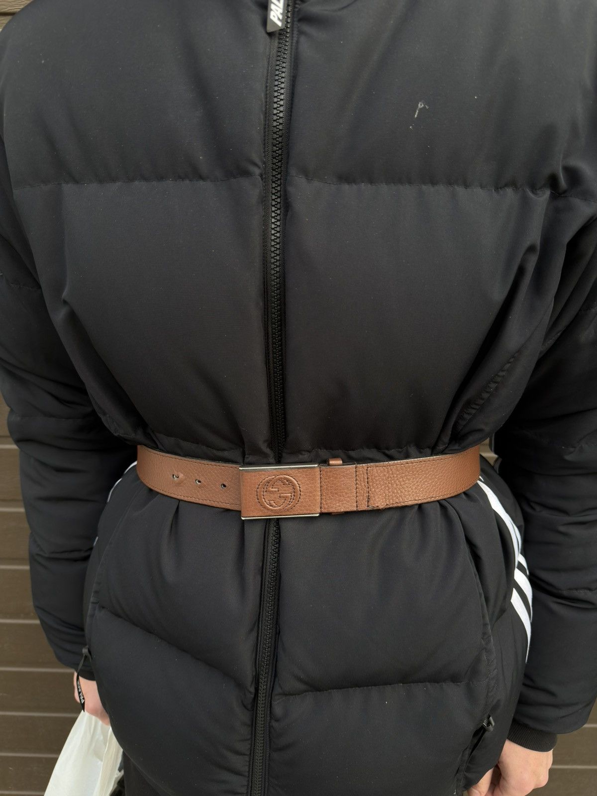 Gucci Gucci Men's Leather Buckle Interlocking G Belt Size 32 - 13 Thumbnail