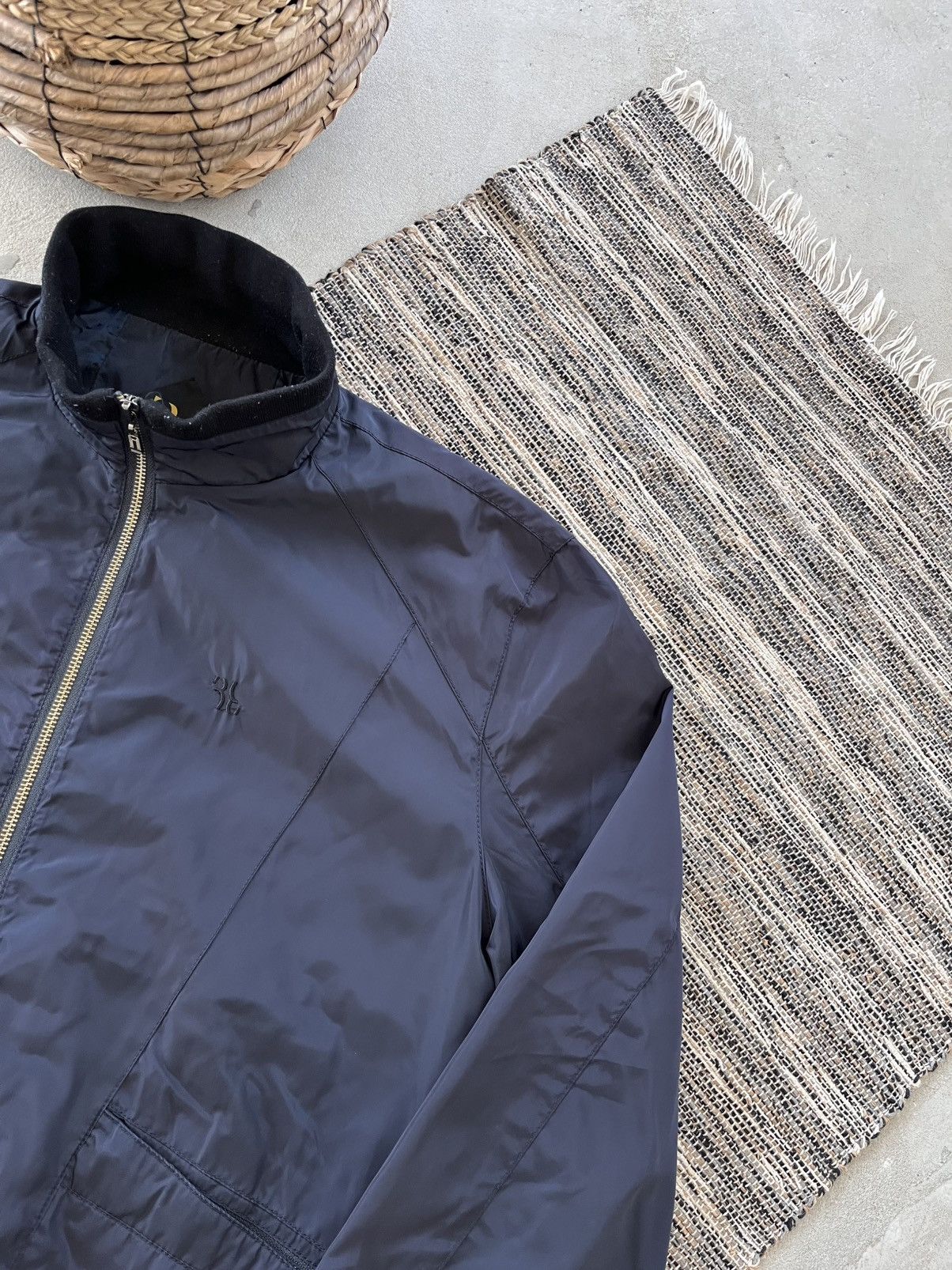 Billionaire Couture Luxury Billionaire Nylon Bomber Jacket Blue Size 58 Y2K Size US XXL / EU 58 / 5 - 5 Thumbnail