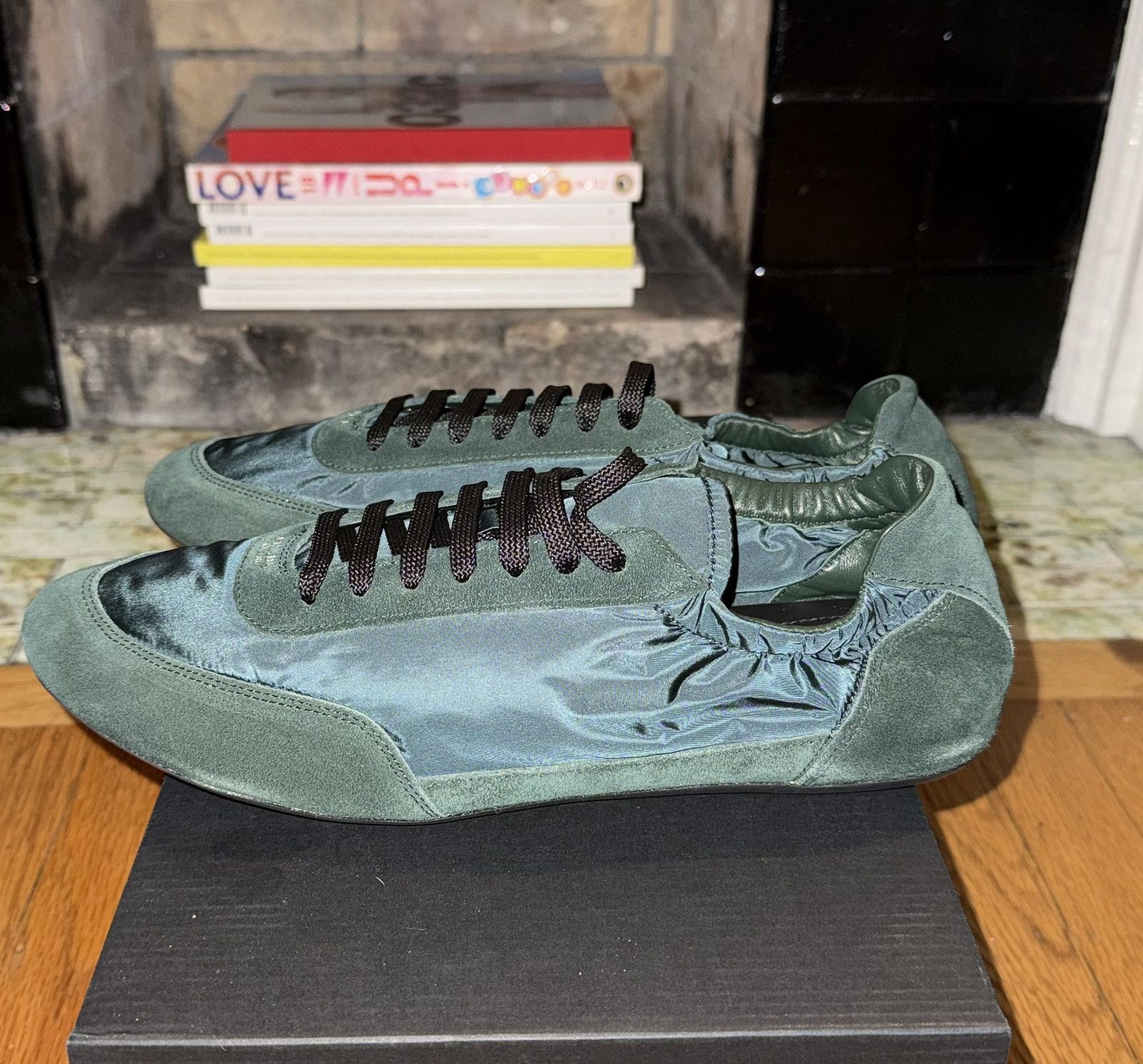 Prada Prada Green Collapse Sneaker Size US 10.5 / EU 43-44 - 7 Thumbnail