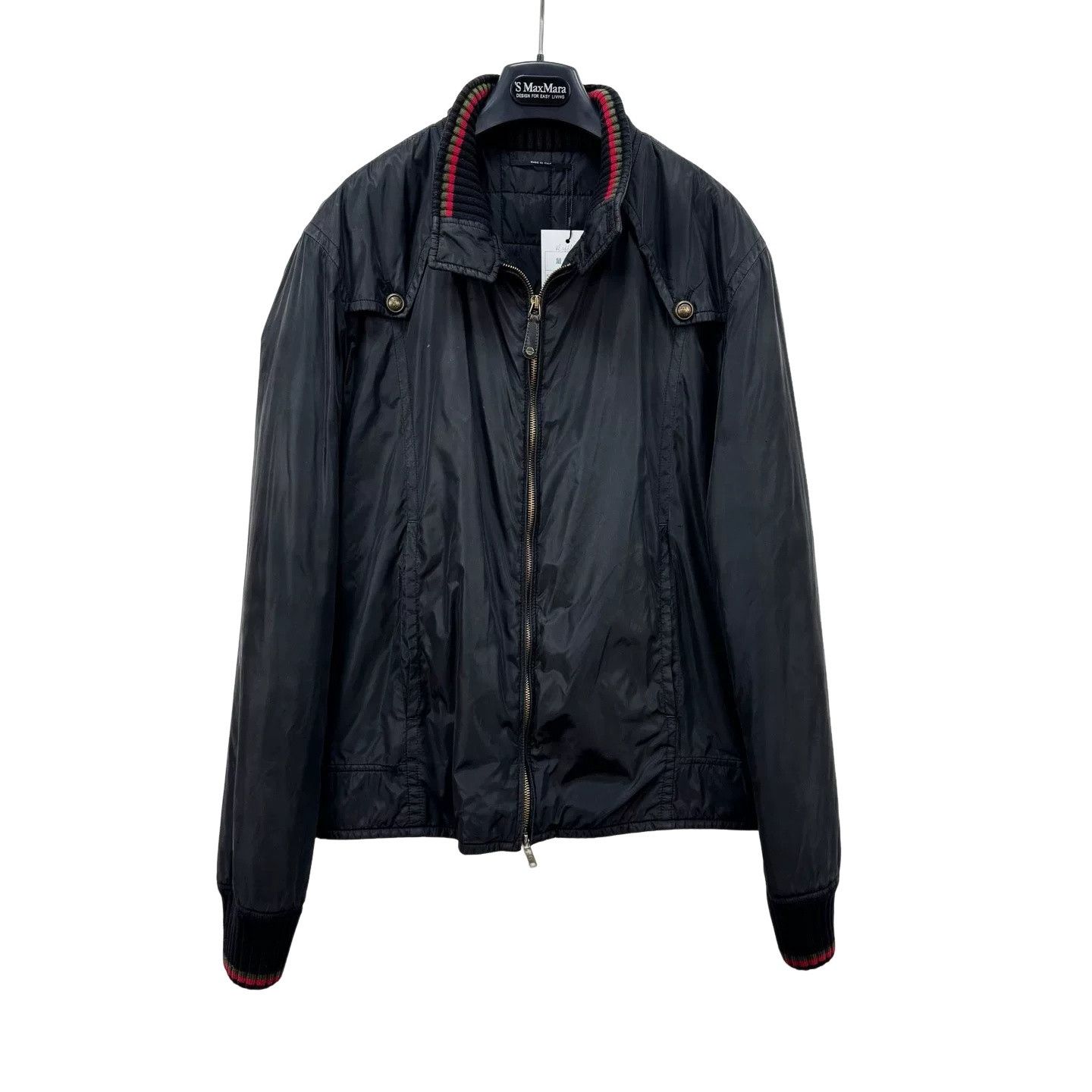 Gucci Gucci Web Stripe Padded Jacket Size 50 Size US M / EU 48-50 / 2 - 1 Thumbnail