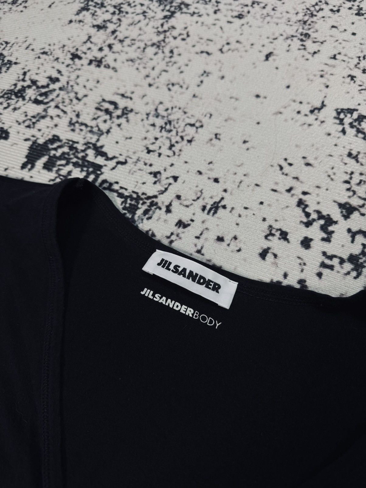 Designer × Jil Sander JIL SANDER Cotton Jersey T-Shirt Black L womens Size US L / EU 52-54 / 3 - 3 Thumbnail