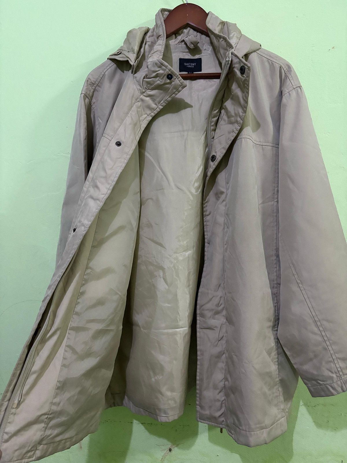 Japanese Brand × Yohji Yamamoto Vintage Yohji Yamamoto Y’saccs Parka With Hoodies Design Size US L / EU 52-54 / 3 - 5 Thumbnail