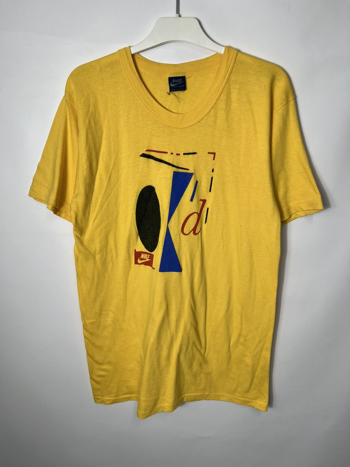 Vintage streetwear y2k rare Nike 80s Single Stitch T-shirt