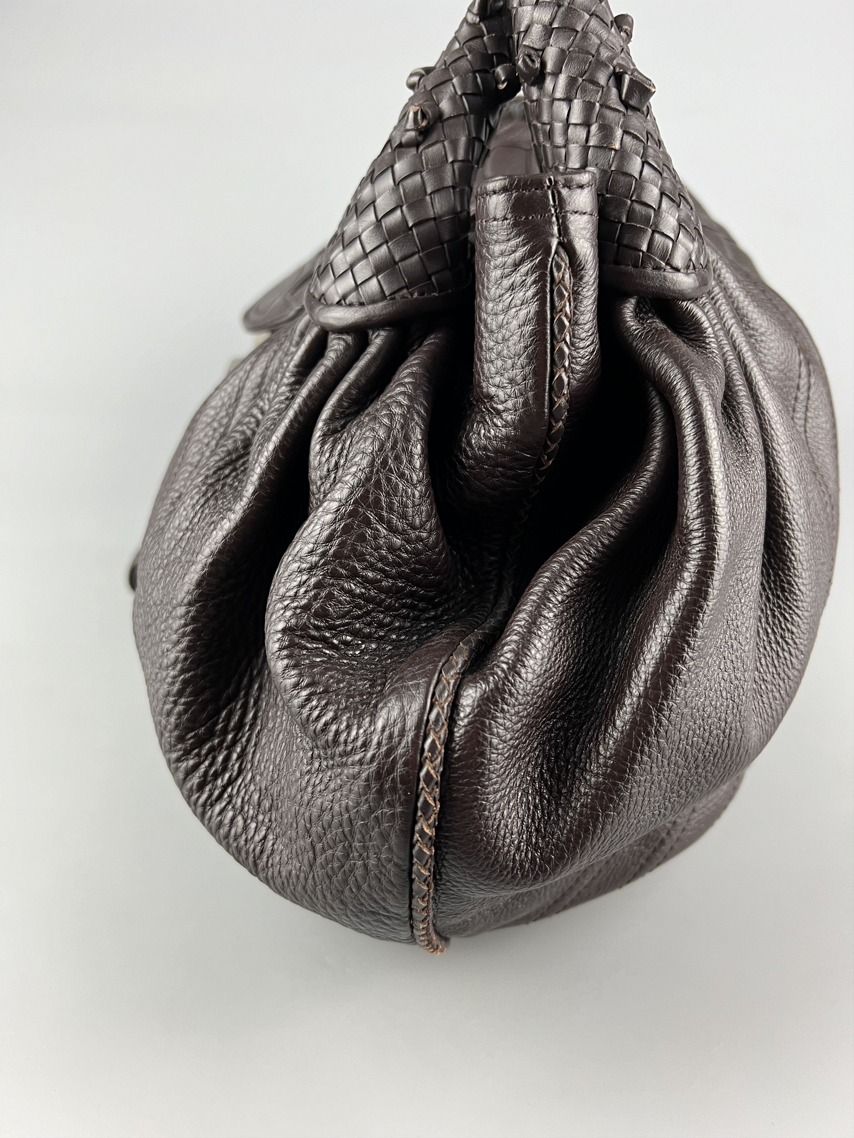 Fendi Fendi Spy Brown Leather Handbag Size ONE SIZE - 3 Thumbnail