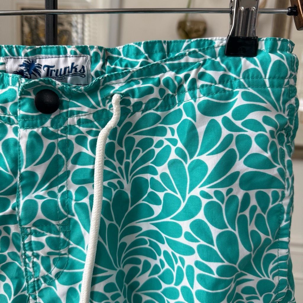 Other Trunks Surf & Swim Mens Swim Trunks Board Shorts Green $54 S Size US 30 / EU 46 - 3 Thumbnail