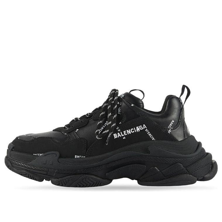 Balenciaga Balenciaga Triple S Allover Logo Sneakers SIZE 41 Size ONE SIZE - 1 Thumbnail
