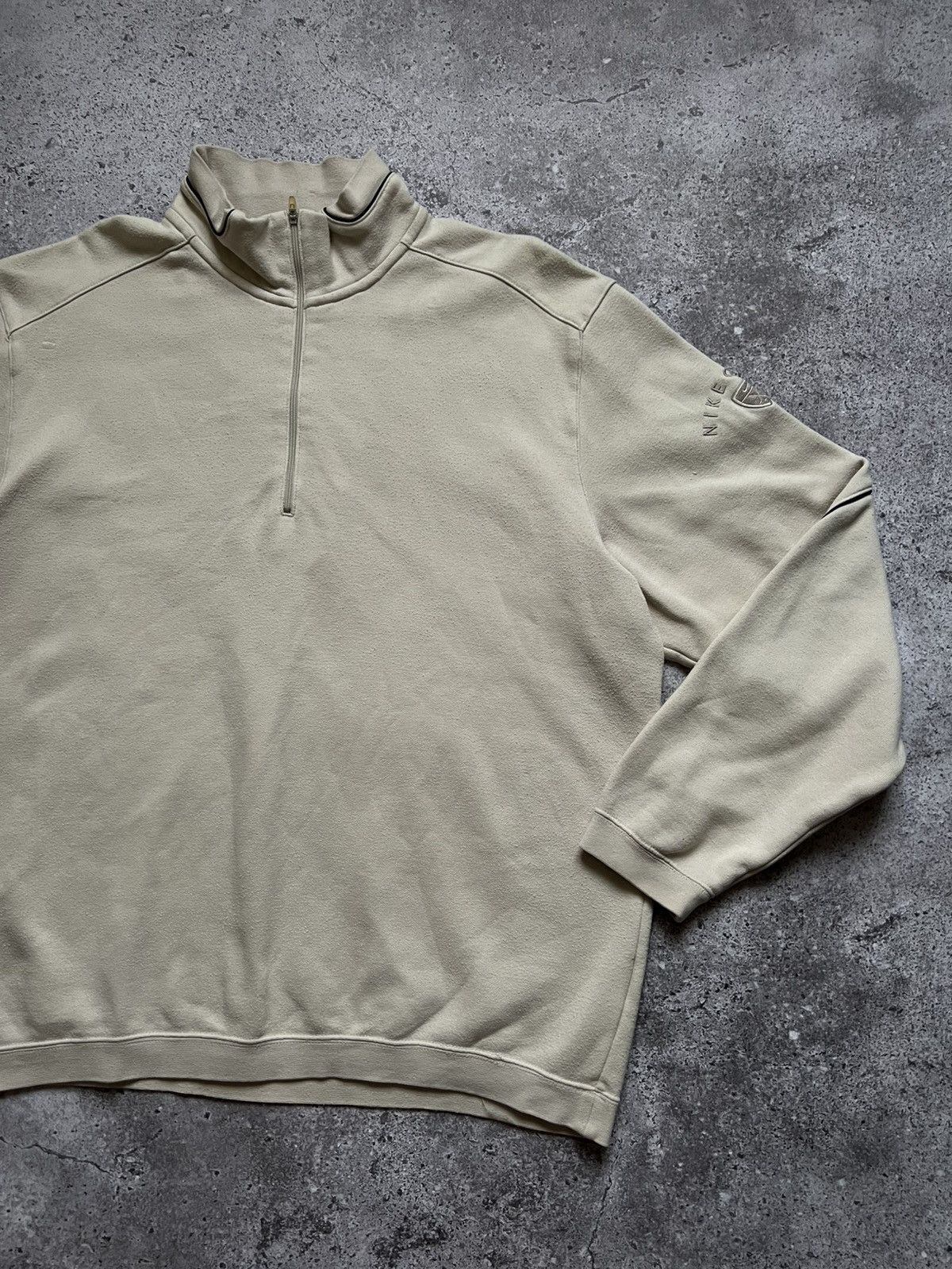 Nike × Vintage Vintage Nike Golf 1/3 Zip Sweatshirt Size US L / EU 52-54 / 3 - 3 Thumbnail