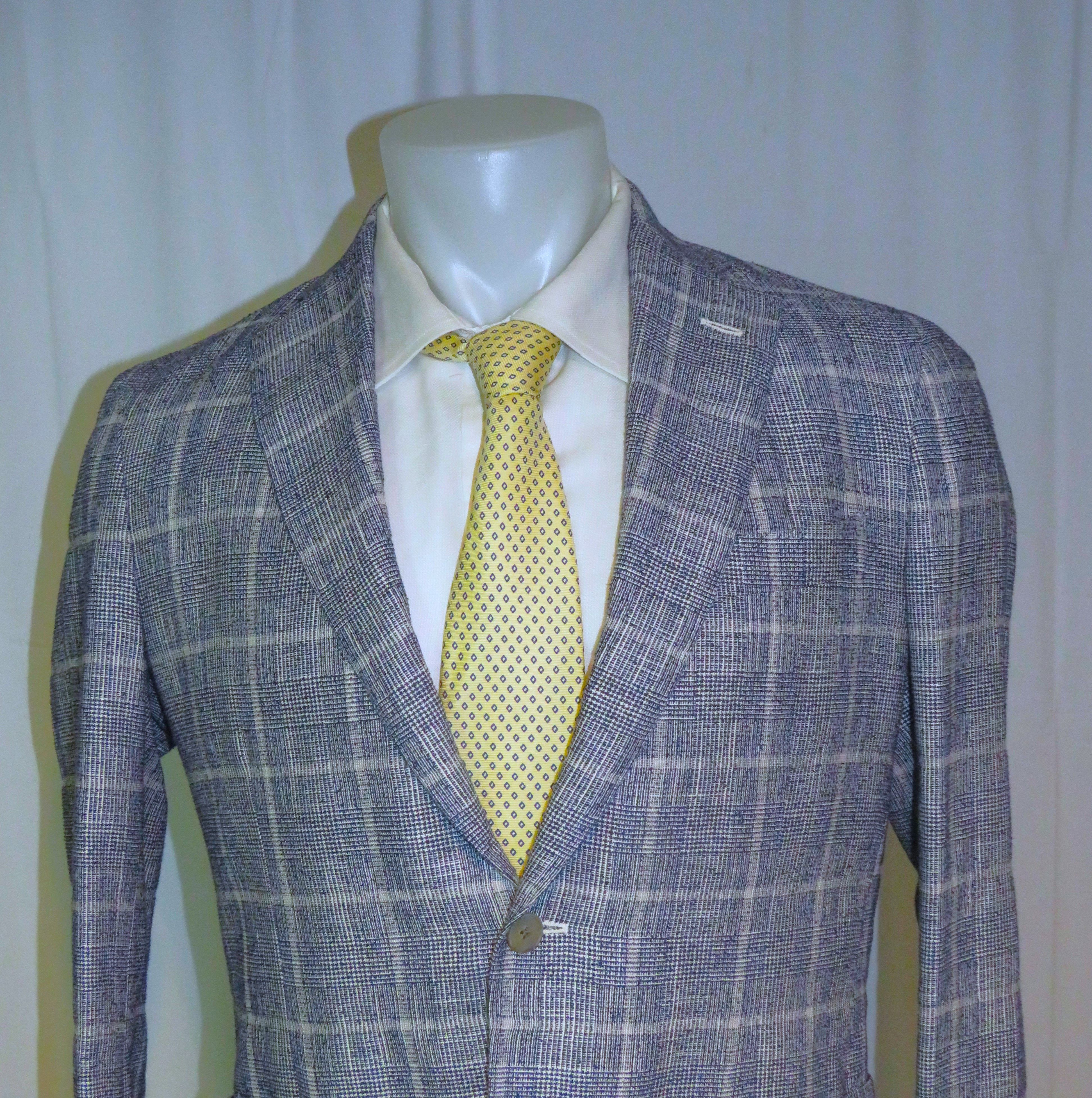Brooks Brothers Golden Fleece Current Blue Plaid Two Button Suit 40R NWT Size 40R - 4 Thumbnail
