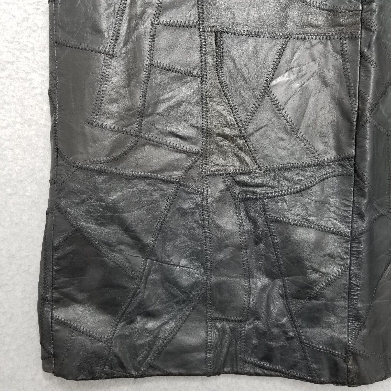 Other Lion Leather Skirt Womens 13/14 Black 29x26 Size 29" - 2 Thumbnail