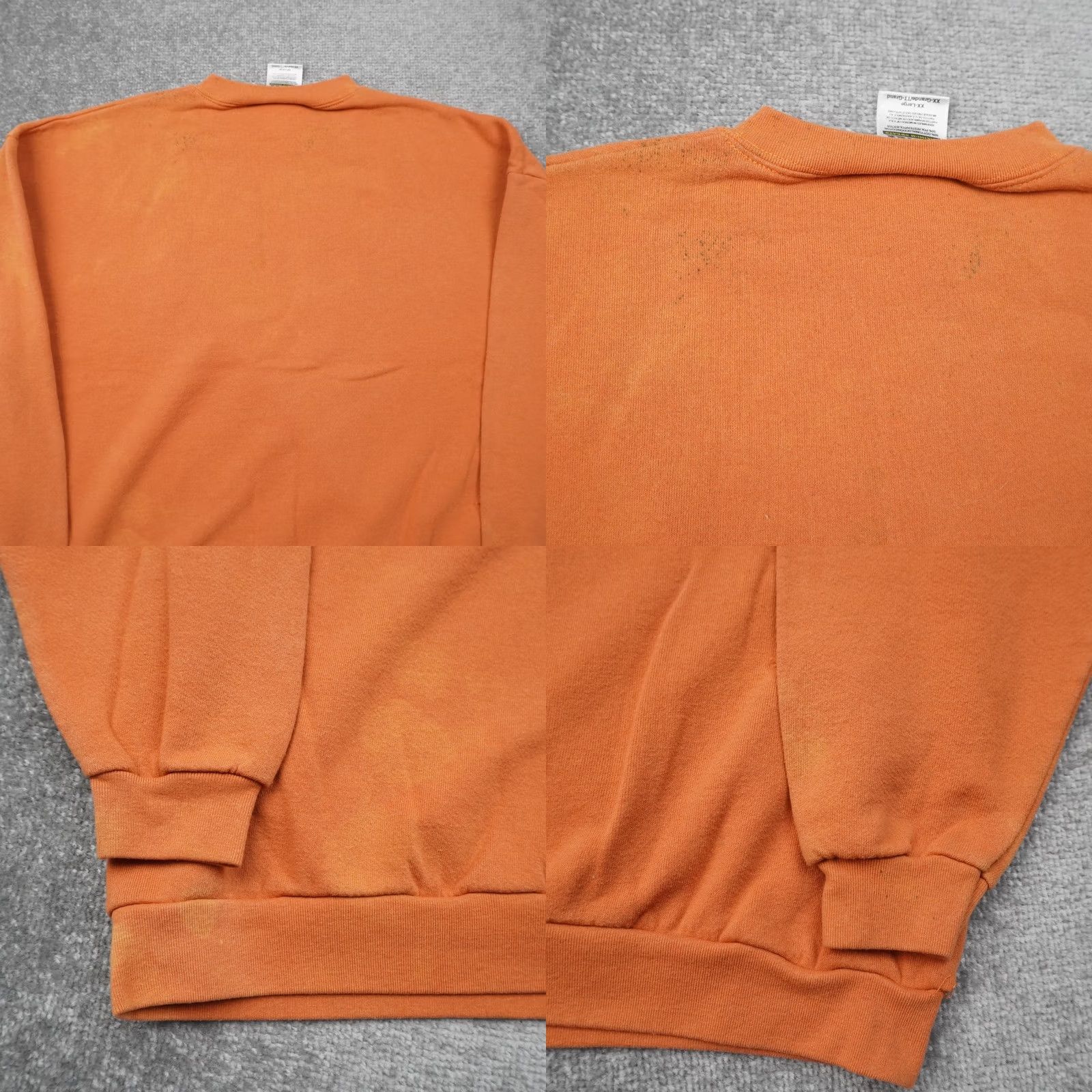 Thrasher VINTAGE University of Texas Thrashed Mens 2XL Orange Long Sleeve T-Shirt Size US XXL / EU 58 / 5 - 9 Thumbnail