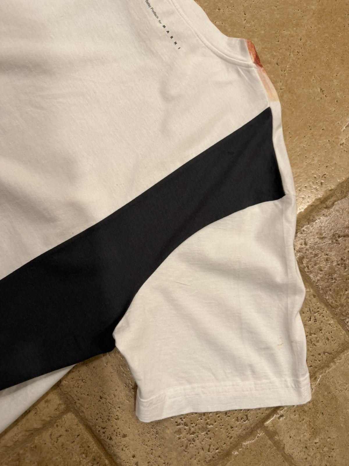Marni Marni x Betsy Podlach Art Collab Tie Dye White SS T-Shirt Size US XL / EU 56 / 4 - 10 Thumbnail