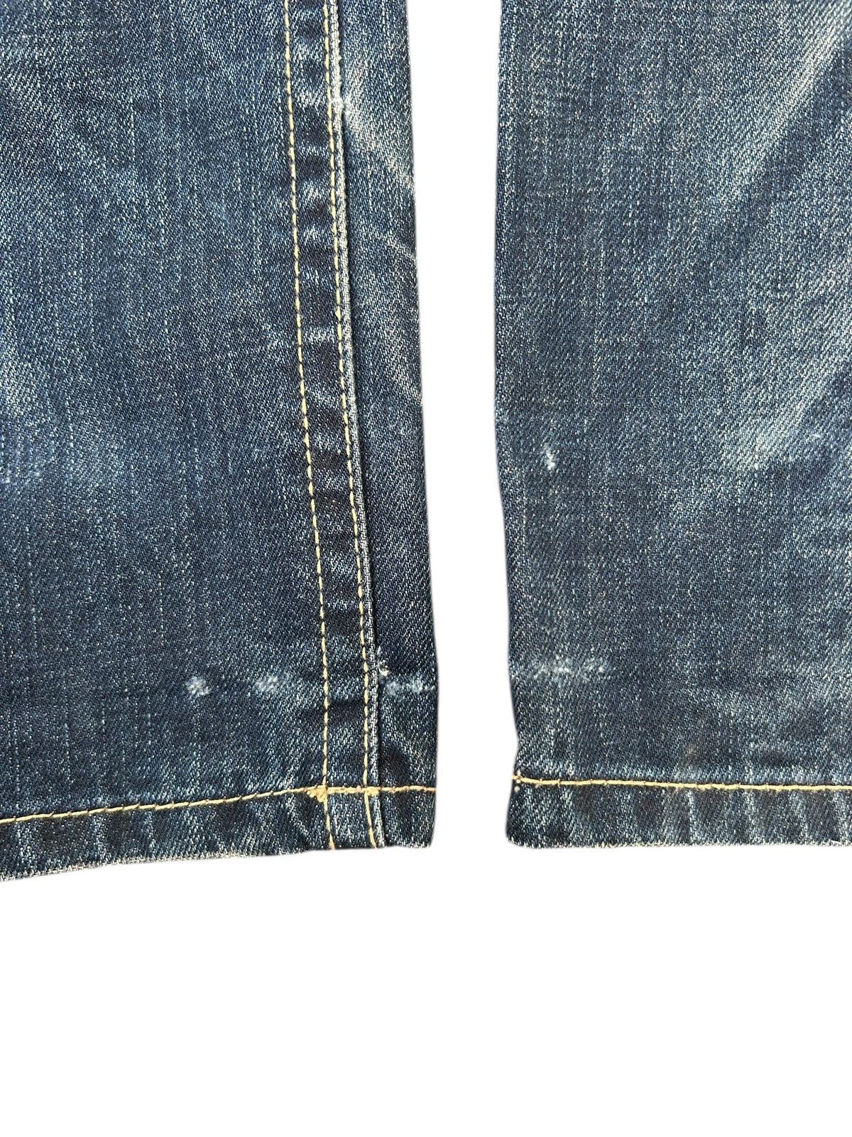 Kapital Buckle Back Lolita Distressed Denim Jeans Size US 34 / EU 50 - 14 Thumbnail