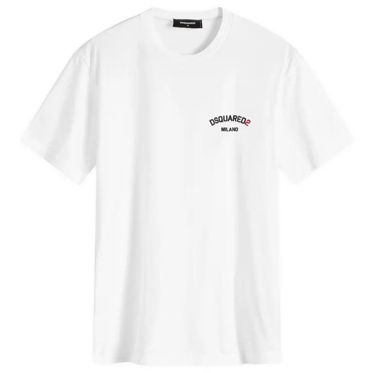 Dsquared2 o1s22i1n0325 Cotton T-Shirt in White Size US M / EU 48-50 / 2 - 1 Thumbnail