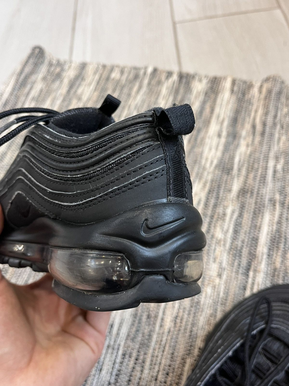 Nike Nike Air Max 97 Black sneakers swoosh minimalistic Size US 8 / IT 38 - 11 Thumbnail
