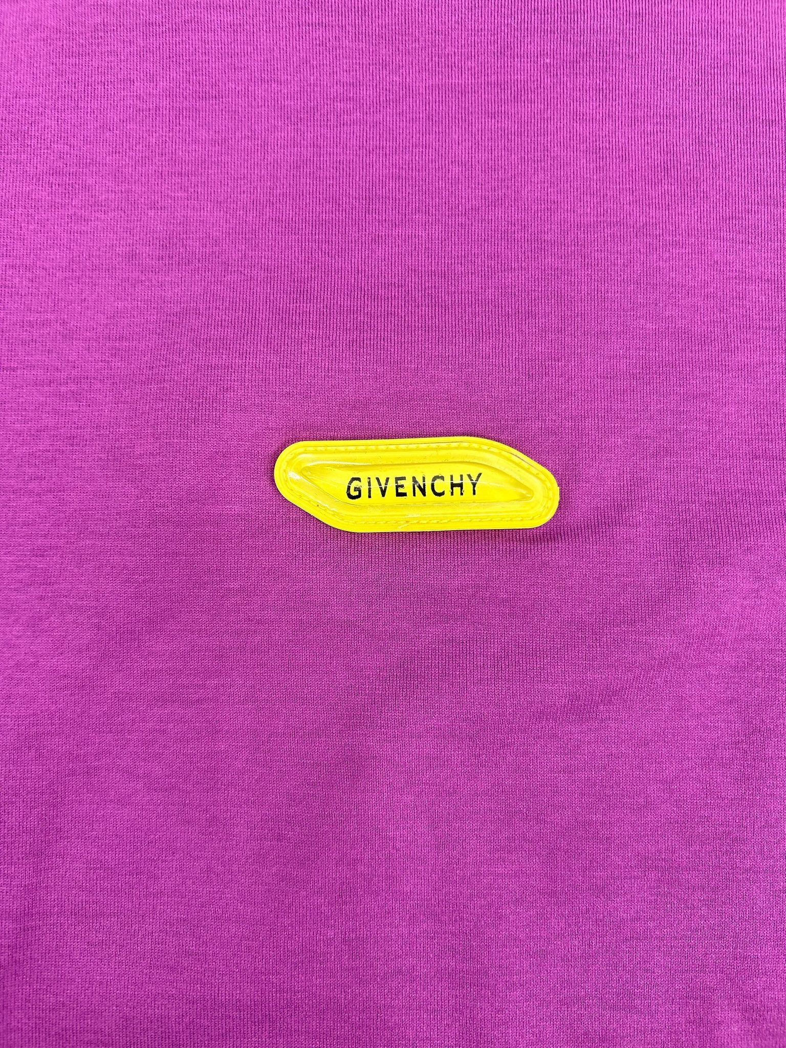 Givenchy Givenchy Grape TK-MX Crewneck T-Shirt Size US L / EU 52-54 / 3 - 2 Thumbnail