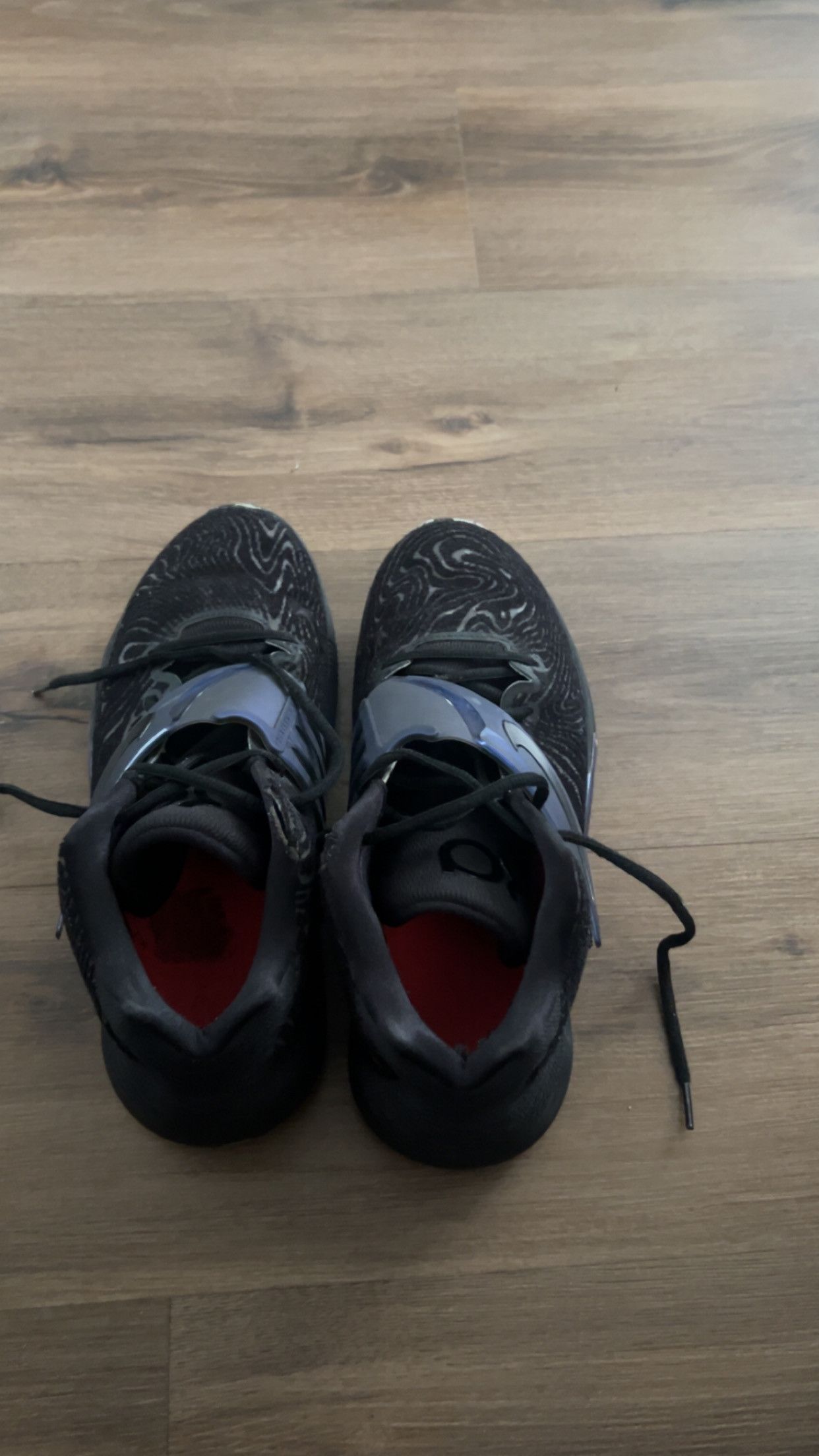 Nike Nike KD 14 Black Laser Crimson Size US 11 / EU 44 - 2 Thumbnail