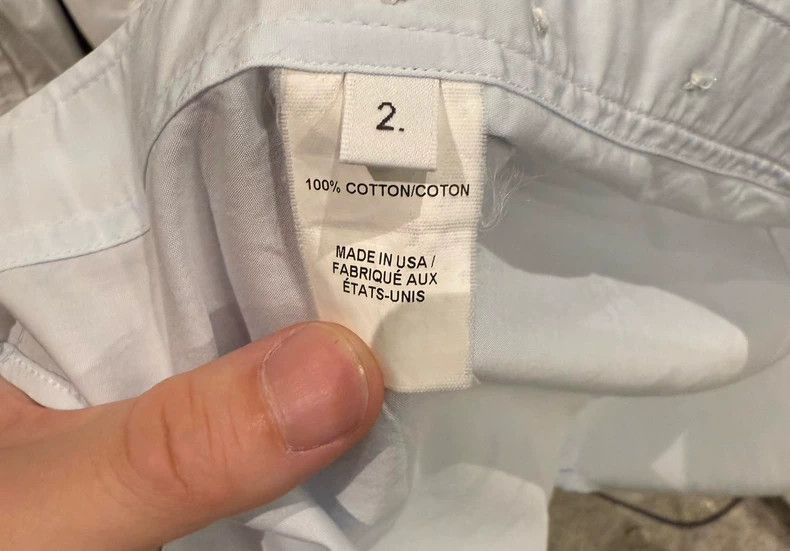 Thom Browne Thom Browne size2 Three-color shirt collar in light blue Size US M / EU 48-50 / 2 - 5 Thumbnail