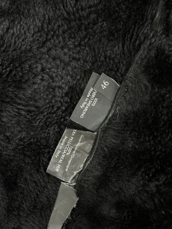 Gucci 2000s Gucci Black Fur Shearling Leather Premium Jacket Size US S / EU 44-46 / 1 - 16 Thumbnail