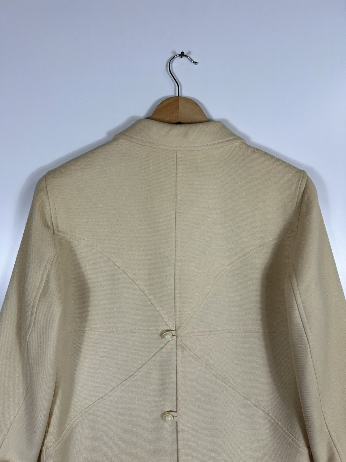 Courreges ⚡️Vintage Courreges Paris Wool Button Long Coat Jacket Size S / US 4 / IT 40 - 17 Thumbnail