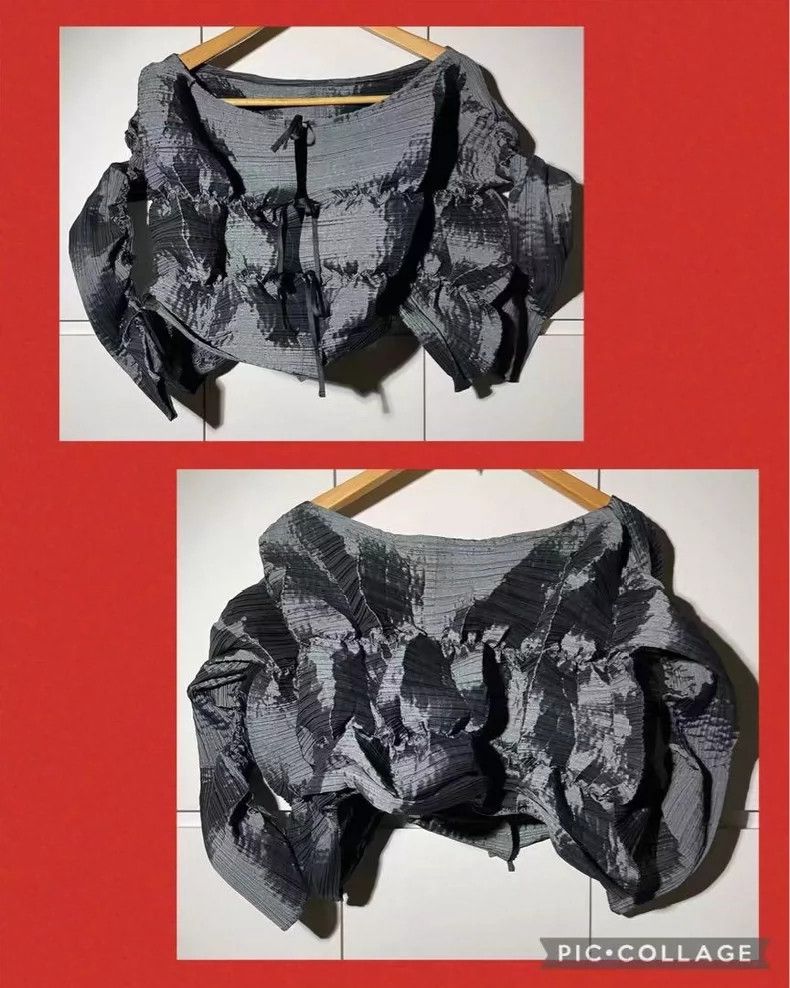 Issey Miyake Issey Miyake size:2 Black vintage short flower bud cardiga Size S / US 4 / IT 40 - 1 Thumbnail