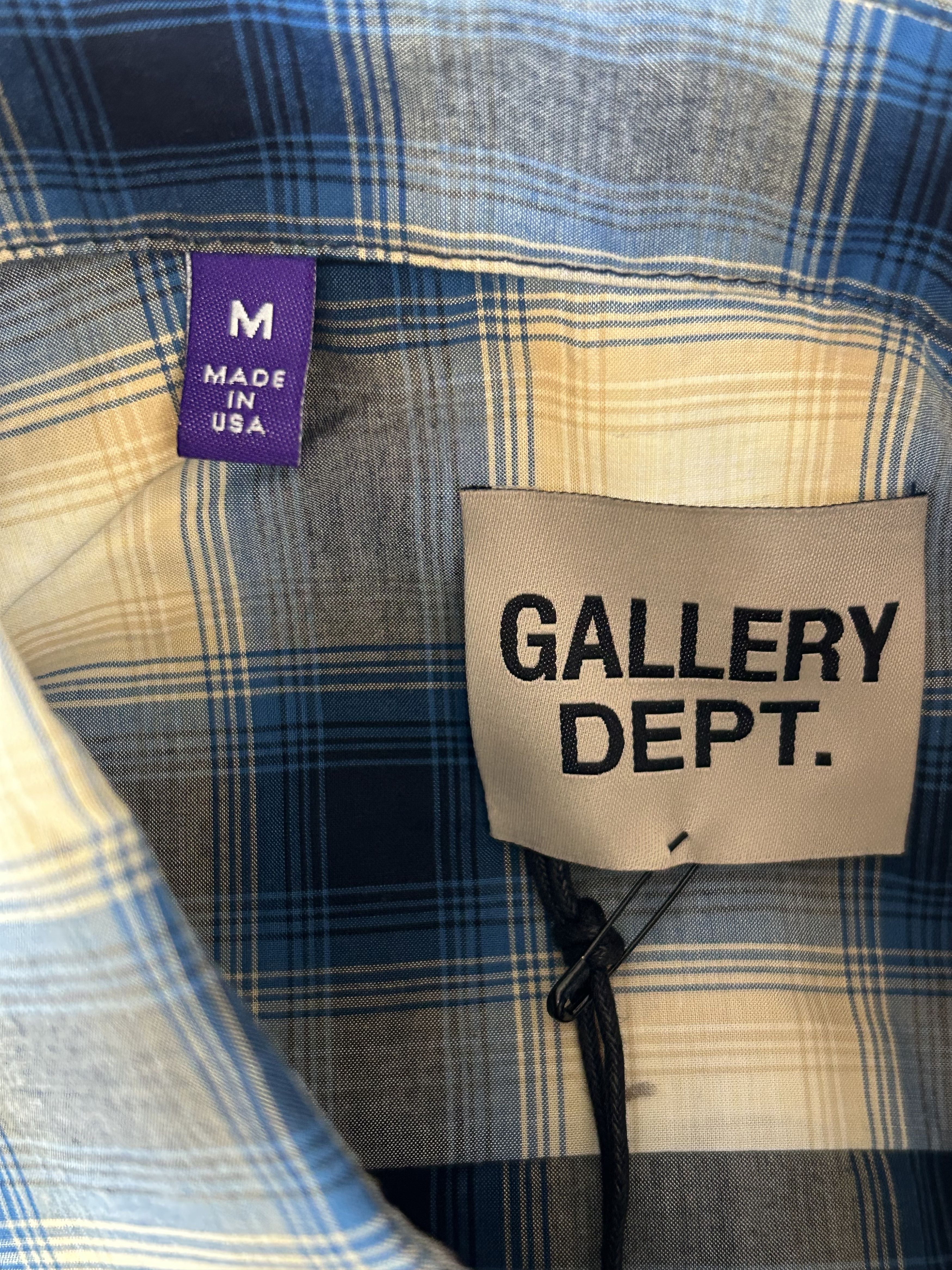 Gallery Dept. Gallery Dept Navy Plaid Dre Button Up Shirt Size US S / EU 44-46 / 1 - 3 Thumbnail